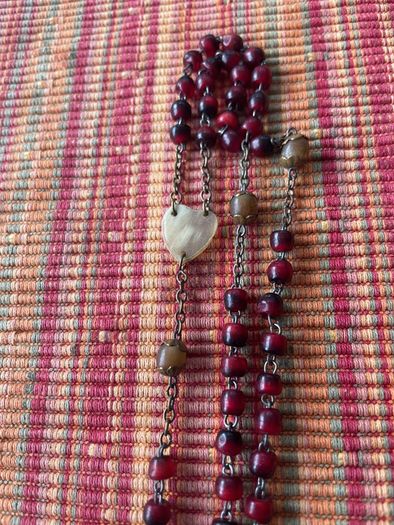 Antique rosary beads