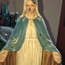 Old Statues of Sacred Heart of Jesus and Our Lady of Grace, Postage Available or Collection, Image 3