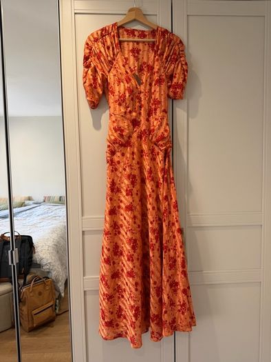 ASOS Wedding guest dress orange. UK 8/ EU 36