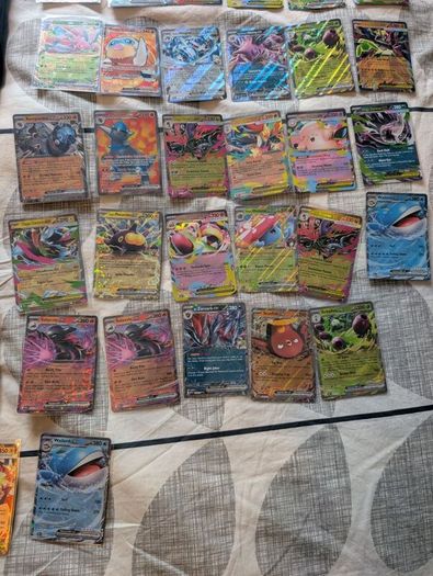 Pokemon Cards Bulk Lot, IR, Trainer Cards, Masterball, Ex, Charizard, Meowth, Pikachu