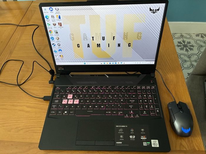ASUS TUF FX506LI Full HD 144Hz 15.6" Gaming Laptop (Intel i5-10300H, Nvidia GeForce GTX 1650Ti, 8GB RAM, 512GB SSD, 4-Zone RGB Keyboard, Windows 10)