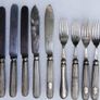 Vintage mixed set of Elkington & Co. silver-plated flatware 1800s Image 2