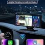 Apple Carplay, 8.88" Car Play Screen for iPhone & Android with 1080P HD Rear & Front Cameras, GPS Navigation, Bluetooth 5.2, Hands-Free Voice Control, Mirror Link, AUX, FM Image 2