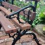 Cast iron garden bench Image 4