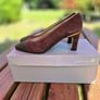 Vintage Roland Cartier Suedette Heels, Size 4 UK, 37 EU Brand New/Vintage, AV Image 4