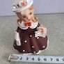 Vintage Bone China Fegurine Of Flower Gril. Image 2