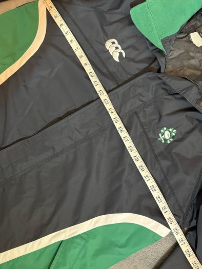 Irish rugby vintage Canterbury rain coat
