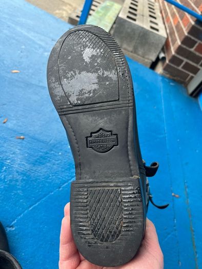 motorcycle boots Vintage