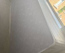 single bed base with headboard
