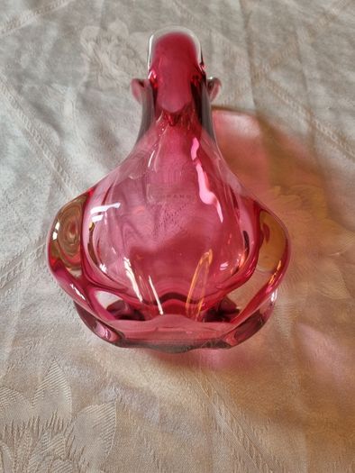 Murano Glass Ruby Vase