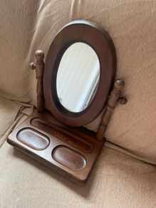 antique oak mirror