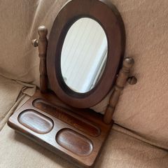 antique oak mirror