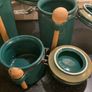 3 Ceramic Clip Jars With Wooden Spoons Image 3