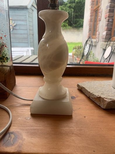 marble lamp base