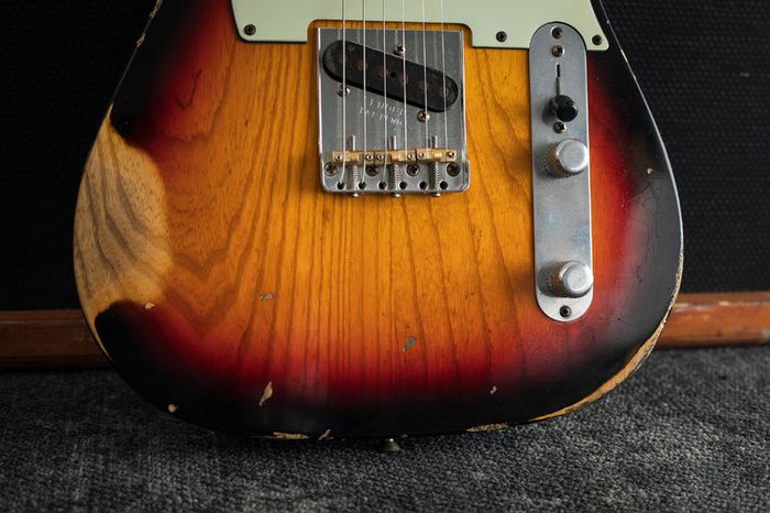 Fender Custom Shop Limited Edition 1965 HS Telecaster Custom -Heavy Relic- (Aged Candy Tangerine)