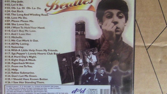 The Best of The Beatles: 26 Unforgettable Songs CD