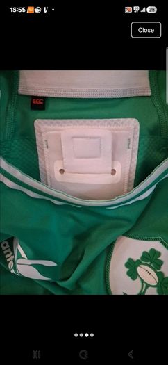 Ireland u20 player issue jersey with gps pouch 2023