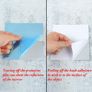 30 Pieces Flexible Mirror Sheets Self Adhesive Plastic Mirror Tiles Non Glass Mirror Stickers for Home Decoration 6x 6 Inches Image 2
