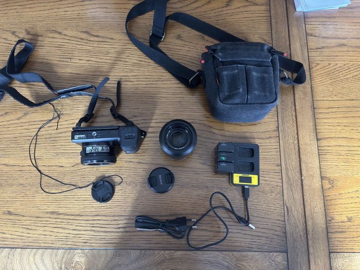 Sony a6000 Mirrorless Camera Bundle - Complete Starter Kit with 2 Lenses & Extras