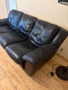 leather sofa