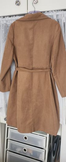 Tan Brown Faux Suede coat from H&M size M 10/12