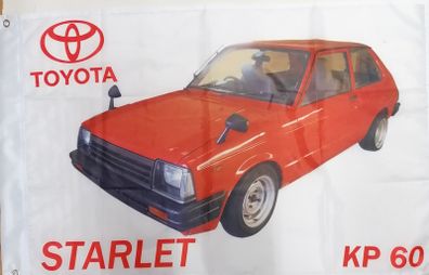 Toyota Starlet KP 60 Flag Red.