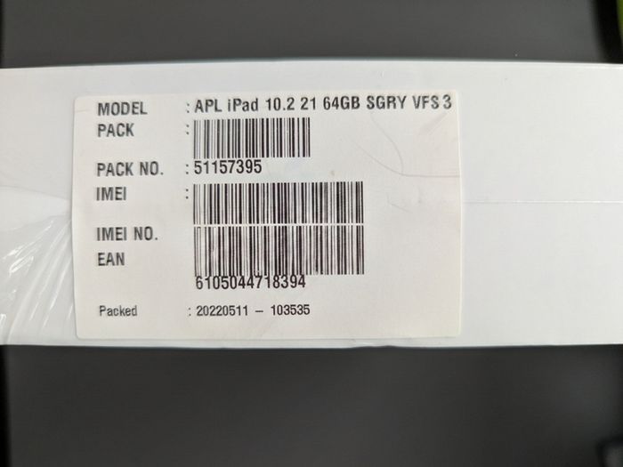 Apple iPad Unopened 10.2 21 64GB Wi-Fi + Data