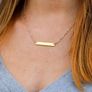The Essence Bar Necklace  Minimalist Elegance, Maximum Style By R'Laith Image 3