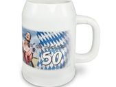 Personalised BEER MUG 500ml custom printed with your picture text of photo