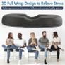 Gel Donut Cushion for Hemorrhoids, Coccyx & Tailbone Pain Relief Donut Pillow Orthopedic Memory Foam Ring Seat Cushion for Office Chair, Wheelchair, Sciatica, Postpartum, Pressure Sores Image 5