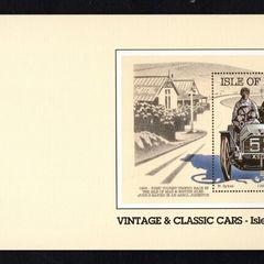 1995 Isle of Man 90th Anniversary of Motor Racing on Isle of Man Commemorative Stamp Miniature Sheet Presentation Pack
