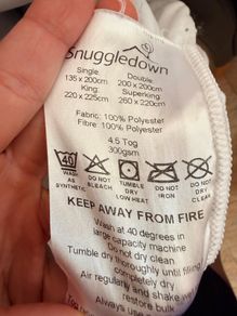 Duvet - double tog 4.5