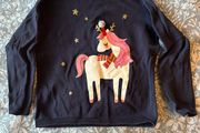 Winter / Christmas jumper with a unicorn, 2-4 years, 98/104 cm