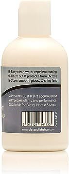 Glass Polish 14112 Surface Sealant, Easy Clean Coating and Water Repellent for Glass, Plastic, Plexiglas, Metal, Chrome, Car Headlights | 100 ml
