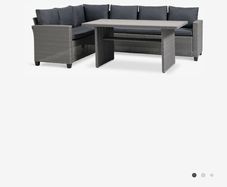 Agermose 6-person grey garden lounge set