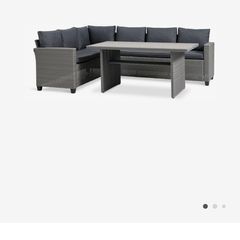 Agermose 6-person grey garden lounge set