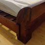 Solid wood king size bed. Image 3