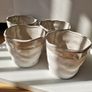 2 Ceramic White Plant Pots Image 4