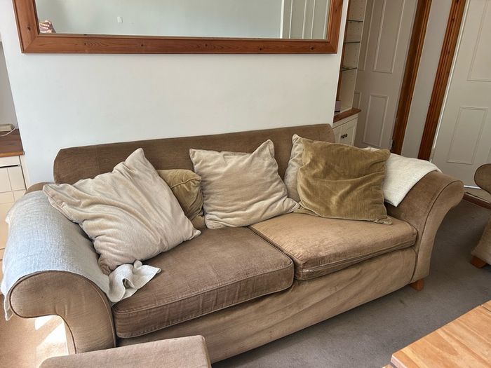 brown couch