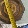 Vintage Brass Etched Plate Ornate Bird for wall hanging, Image 2