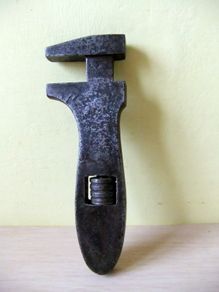 Old Adjustable Wrench