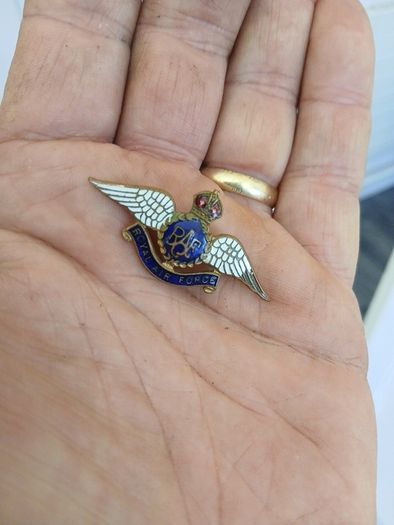 RAF sweetheart broach