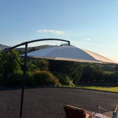 Large garden sun umbrella - free standing