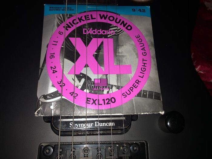 Electric Guitar Strings D'Addario EXL120 9-42