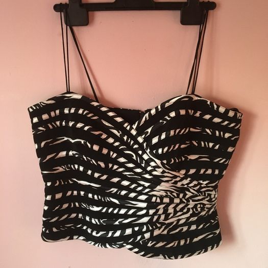 As New Designer Bustier With shoestring straps Size 14 Worn once