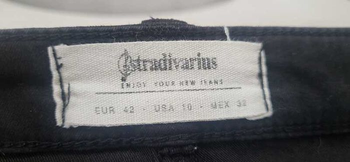 STRADIVARIUS Premium Black Sofy Skinny Jeans Sz 12 U K