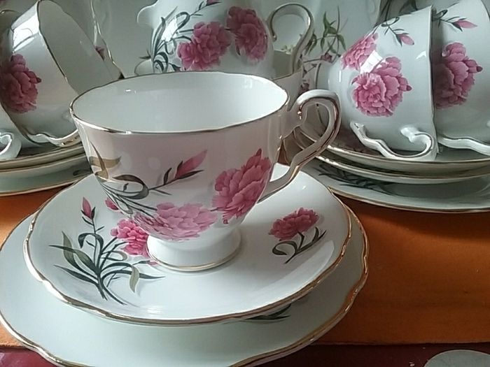 Royal Stafford Peony Rose ChinaTeaset