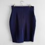 New Emery Rose Navy Blue High-Waisted Pencil Skirt Image 4