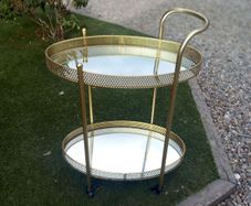 Art Deco style drinks trolley, lovely condition. D18