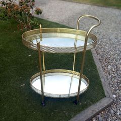 Art Deco style drinks trolley, lovely condition. D18